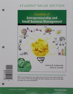Essentials of Entrepreneurship and Small Business Management, Student Value Edition Plus MyEntrepreneurshipLab with Pearson EText -- Access Card Package