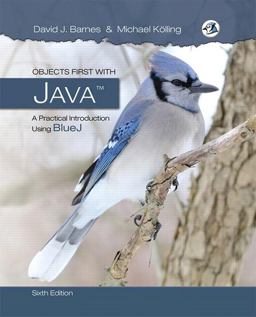 Objects First with Java A Practical Introduction Using BlueJ 6th 9780134477367 Front Cover