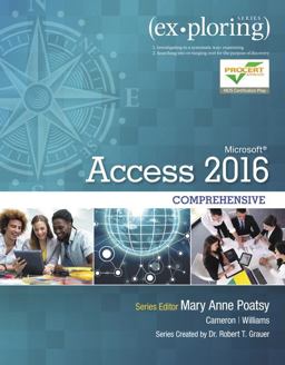 Exploring Microsoft Office Access 2016 Comprehensive:  9780134479453 Front Cover
