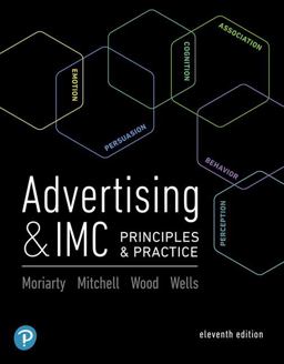 Advertising & Imc: Principles and Practice  9780134480435 Front Cover
