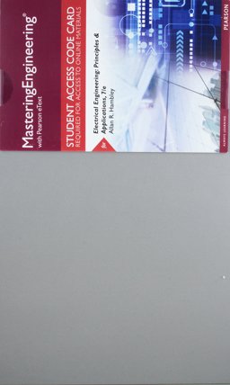 Mastering Engineering with Pearson EText -- Access Card -- for Electrical Engineering Principles and Applications 7th 9780134486970 Front Cover