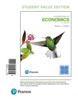 Foundations of Economics, Student Value Edition