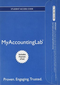 MyLab Accounting with Pearson EText -- Access Card -- for Horngren's Accounting, the Managerial Chapters