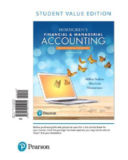 Horngren's Financial and Managerial Accounting