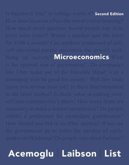 Microeconomics 2nd 9780134492049 Front Cover