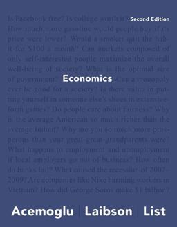 Economics 2nd 9780134492063 Front Cover