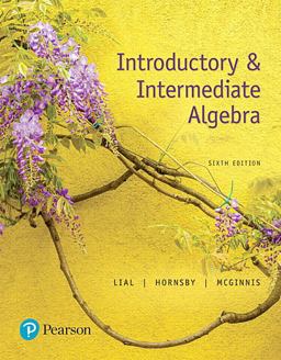 Introductory and Intermediate Algebra 6th 9780134493756 Front Cover