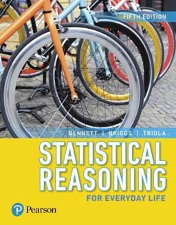 Statistical Reasoning for Everyday Life 5th 9780134494043 Front Cover