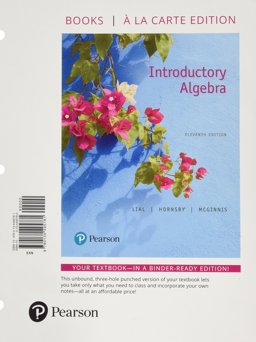 Introductory Algebra, Books a la Carte Edition 11th 9780134495781 Front Cover