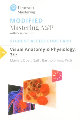 Modified Mastering a&amp;P with Pearson EText -- Standalone Access Card -- for Visual Anatomy and Physiology 3rd 9780134509075 Front Cover