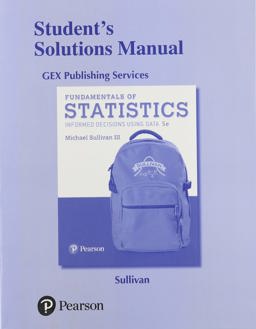 Student Solutions Manual for Fundamentals of Statistics Student Solutions Manual for Fundamentals of Statistics