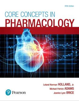Core Concepts in Pharmacology 5th 9780134514161 Front Cover