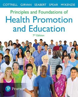 Principles and Foundations of Health Promotion and Education 7th 9780134517650 Front Cover