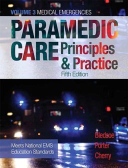Paramedic Care Principles and Practice, Volume 3 5th 9780134538730 Front Cover