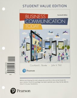 Business Communication Today, Student Value Edition