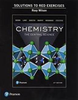 Student Solutions Manual (Red Exercises) for Chemistry The Central Science 14th 9780134552231 Front Cover