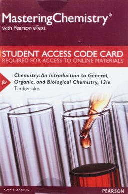 MasteringChemistry with Pearson EText -- Standalone Access Card -- for Chemistry