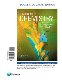 Chemistry: An Introduction to General, Organic, and Biological Chemistry, Books a La Carte Edition  9780134554631 Front Cover