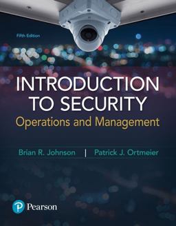 Introduction to Security: Operations and Management  9780134558929 Front Cover