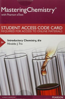 MasteringChemistry with Pearson EText -- Standalone Access Card -- for Introductory Chemistry