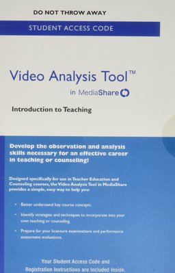 Video Analysis Tool for Introduction to Teaching in MediaShare -- Standalone Access Card