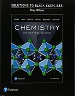 Student Solutions Manual (Black Exercises) for Chemistry The Central Science 14th 9780134580098 Front Cover