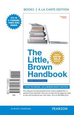 Little, Brown Handbook 13th 9780134582634 Front Cover