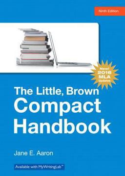 Little, Brown Compact Handbook 9th 9780134586342 Front Cover
