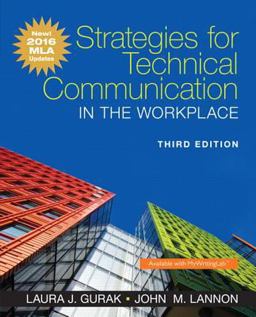 Strategies for Technical Communication in the Workplace, MLA Update Edition
