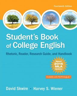 Student's Book of College English, MLA Update Edition 14th 9780134586489 Front Cover