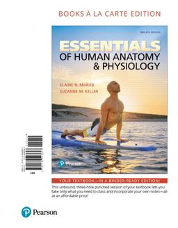 Essentials of Human Anatomy and Physiology, Books a la Carte Edition