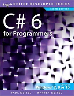 C# for Programmers 6th 9780134596327 Front Cover