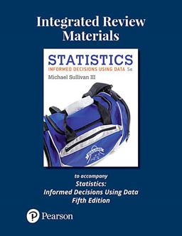 Integrated Review Materials to Accompany Statistics