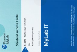 MyLab IT with Pearson EText -- Access Card -- for GO! 2016 with Technology in Action