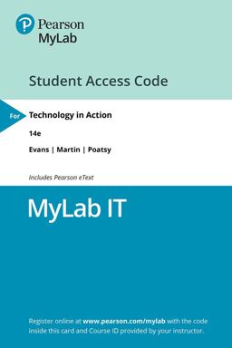 Technology in Action -- Mylab IT with Pearson EText Access Code