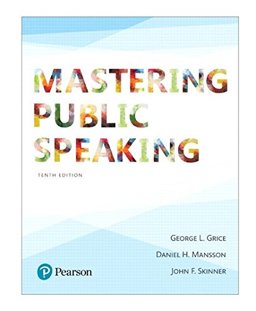 MASTERING PUBLIC SPEAKING  9780134623115 Front Cover