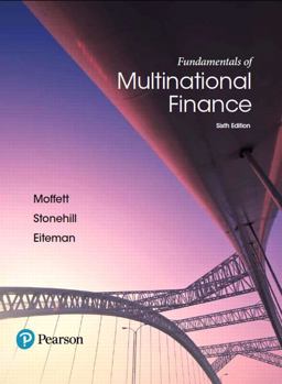 Fundamentals of Multinational Finance, Student Value Edition 6th 9780134623405 Front Cover