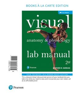 Visual Anatomy and Physiology Lab Manual, Pig Version, Books a la Carte Edition 2nd 9780134626918 Front Cover