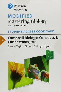 Modified MasteringBiology with Pearson EText -- Standalone Access Card -- for Campbell Biology Concepts and Connections 9th 9780134641683 Front Cover