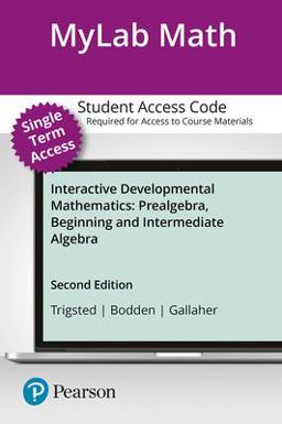 MyLab Math Student Access Kit for Interactive Developmental Mathematics