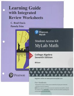 Learning Guide for College Algebra Plus NEW MyMathLab with Pearson EText -- Access Card Package