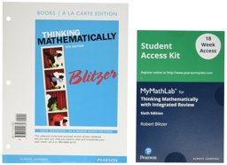 Thinking Mathematically with Integrated Review, Loose-Leaf Version Plus MyMathLab (18 Weeks) -- Access Card Package