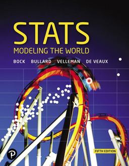 Stats Modeling the World 5th 9780134685762 Front Cover