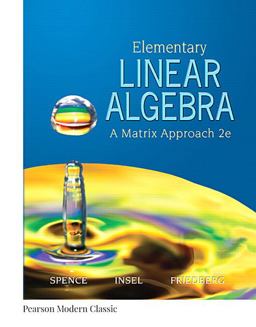 Elementary Linear Algebra (Classic Version) 2nd 9780134689470 Front Cover