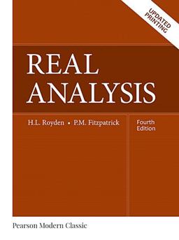 Real Analysis (Classic Version) 4th 9780134689494 Front Cover