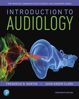 Introduction to Audiology 13th 9780134695044 Front Cover