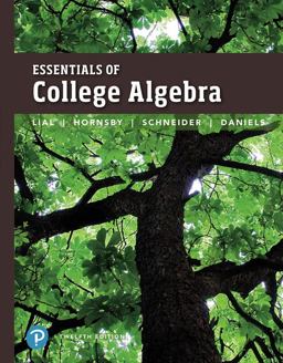 Essentials of College Algebra:  9780134697024 Front Cover