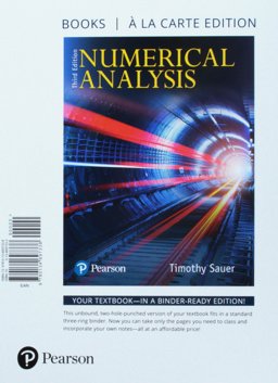 Numerical Analysis, Books a la Carte Edition 3rd 9780134697338 Front Cover