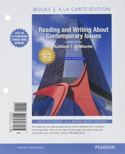 Reading and Writing about Contemporary Issues, MLA Update, Books a la Carte Edition 2nd 2017 9780134703152 Front Cover
