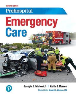 Prehospital Emergency Care 11th 9780134704456 Front Cover